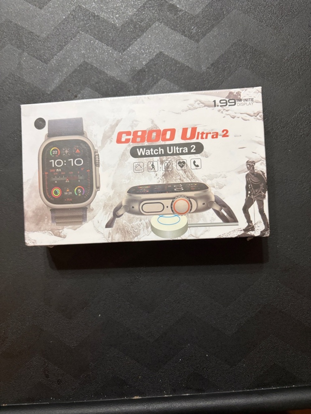 Source Unknown C800 Ultra 2 Smartwatch - Gray and Silver